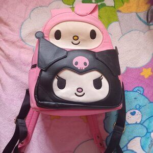 Sanrio x Loungefly My Melody/Kuromi Backpack